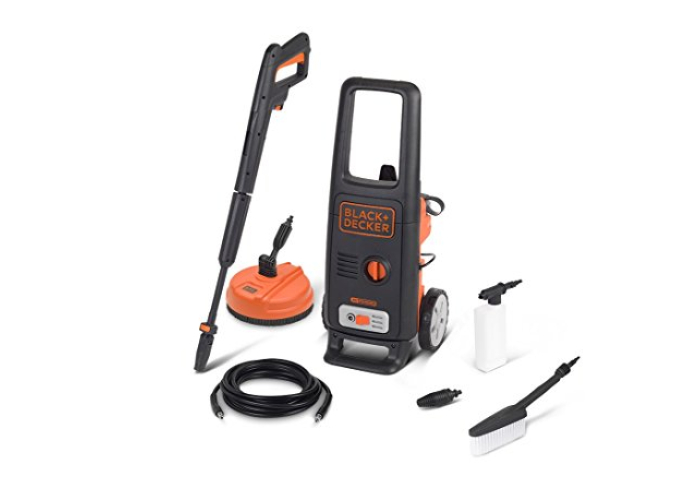 Black+Decker BXPW1600PE high-pressure vacuum cleaner with patio cleaner and fixed brush Black+Decker BXPW1600PE high-pressure vacuum cleaner with patio cleaner and fixed brush