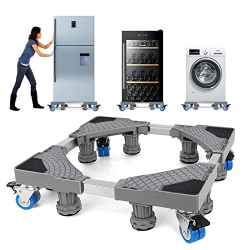 Soporte para lavadora NIUXX: 8 pies, 4 ruedas, altura ajustable
