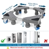 Soporte para lavadora NIUXX: 8 pies, 4 ruedas, altura ajustable