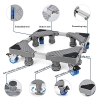 Soporte para lavadora NIUXX: 8 pies, 4 ruedas, altura ajustable
