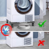 NIUXX washing machine base with 4 feet, adjustable, non-slip, vibration-damping