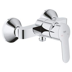 GROHE BauEdge - Wannenarmatur - Einhebel-Brausebatterie, integriertes Rückflussverhinderer | Chrom | 23333000