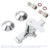 GROHE BauEdge - Bath mixer - Single lever shower mixer, integrated non-return valve | Chrome | 23333000