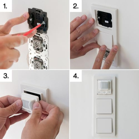 Sensor de movimiento inteligente HOMEPILOT: sensor para “hogar inteligente” con un alcance de hasta 10 m