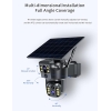 Bewinner 4K Outdoor Camera – Solar WiFi, 360° View, Night Vision