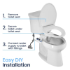 LUXE Neo 185 Bidet – Self-cleaning, double nozzle, mechanical