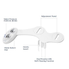 LUXE Neo 185 Bidet – Self-cleaning, double nozzle, mechanical