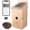 Vogelhaus Kamera 1080P HD, Solar, 2.4G WiFi, Auto-Foto/Video, wasserdicht
