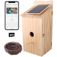 Vogelhaus Kamera 1080P HD, Solar, 2.4G WiFi, Auto-Foto/Video, wasserdicht