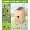 Vogelhaus Kamera 1080P HD, Solar, 2.4G WiFi, Auto-Foto/Video, wasserdicht