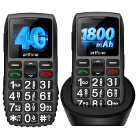 artfone C1+ 4G senior cell phone, 1.8 inches, SOS, battery 1800mAh