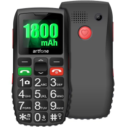 artfone C1 Mobile Phone for the Elderly, Big Buttons, SOS Function 