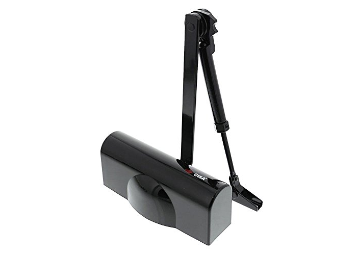 CISA 24960-03 – Aluminium door closer with stop for secure closing of doors CISA 24960-03 – Aluminium door closer with stop for secure closing of doors