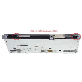 Roto C500 5592P10 door lock, silver-colored