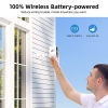 Cámara de vigilancia exterior inalámbrica AOSU 2K QHD con batería - Cámara WiFi con sensor de movimiento PIR