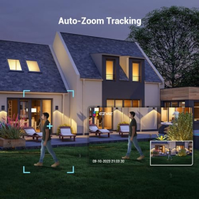 5-мегапіксельна панорамна та нахилена WiFi-камера EZVIZ C8c 3K із автоматичним відстеженням, двостороннім аудіо та кольоровим нічним баченням