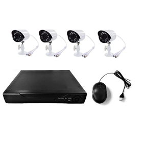 Комплект камер відеоспостереження TEMPO DI SALDI DVR, 4 канали, 4 ІЧ-камери