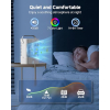 SUPOOBE 4-in-1 Portable Air Conditioner Mini Air Cooler 900 ml USB Fan 3 Speeds 2 Humidification Modes