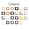 1-fach Abdeckrahmen aus satiniertem Aluminium – Legrand Céliane, Modernes Design