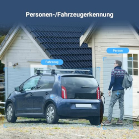 EZVIZ EL3 4MP WLAN Flutlichtkamera Außen mit KI & Farbnachtsicht