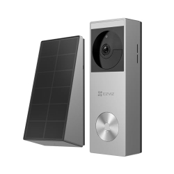 EZVIZ HP3 Pro 2K Video Doorbell, Solar Powered, 32GB, Night Vision, Person Detection