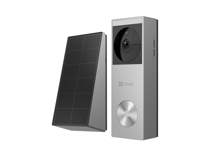 EZVIZ HP3 Pro 2K Video Doorbell, Solar Powered, 32GB, Night Vision, Person Detection EZVIZ HP3 Pro 2K Video Doorbell, Solar Powered, 32GB, Night Vision, Person Detection