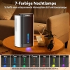 Deshumidificador KNKA 1,1 l, portátil, modo suspensión, negro