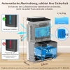 Deshumidificador KNKA 1,1 l, portátil, modo suspensión, negro