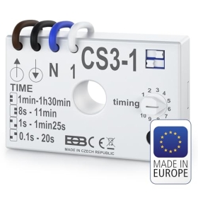 Electric timer Bock CS3 1 for concealed installation – automatic control of electrical appliances