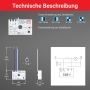 Elektrische Zeitschaltuhr Bock CS3 1 für den verdeckten Einbau – automatische Steuerung von Elektrogeräten