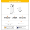 Onvis 4-in-1 door/window sensor with siren, thermometer, hygrometer, HomeKit