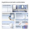 COMFEE' CWH15ED1380EUW – Compact 80L Electric Wall-Mounted Water Heater with Voice Control and Wi-Fi