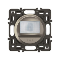 Legrand Céliane LED motion detector 100W with neutral conductor, titanium, 170° detection angle, 8m range