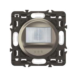 Legrand Céliane LED motion detector 100W with neutral conductor, titanium, 170° detection angle, 8m range