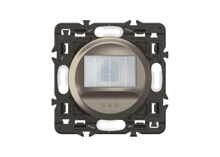 Legrand Céliane LED-Bewegungsmelder 100W mit Neutralleiter, Titan, 170° Erfassungswinkel, 8 m Reichweite Legrand Céliane LED-Bewegungsmelder 100W mit Neutralleiter, Titan, 170° Erfassungswinkel, 8 m Reichweite