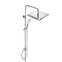 JOHO thermostatic shower system with XXL head 35×25cm