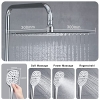 JOHO thermostatic shower system with XXL head 35×25cm