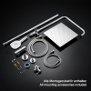 JOHO thermostatic shower system with XXL head 35×25cm