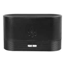 Humidificador DAUZ “Flame” – difusor de aroma con luces de colores (negro)