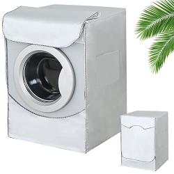 Protective cover for front-loading washing machine & dryer, 85x65x60 cm, waterproof, dust and dirt repellent