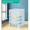 Protective cover for front-loading washing machine & dryer, 85x65x60 cm, waterproof, dust and dirt repellent