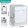 Protective cover for front-loading washing machine & dryer, 85x65x60 cm, waterproof, dust and dirt repellent