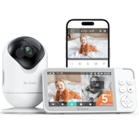 Dr.Care VistaView Smart Babyphone mit WLAN, Kamera, App-Steuerung, Nachtsicht