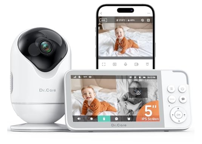 Dr.Care VistaView Smart Baby Monitor with Wi-Fi, Camera, App Control, Night Vision Dr.Care VistaView Smart Baby Monitor with Wi-Fi, Camera, App Control, Night Vision