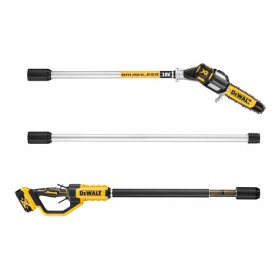 Аккумуляторные садовые ножницы Dewalt DCMPS567N 18 В (бесщёточные, рабочая длина до 3 м, длина лезвия 20 см)
