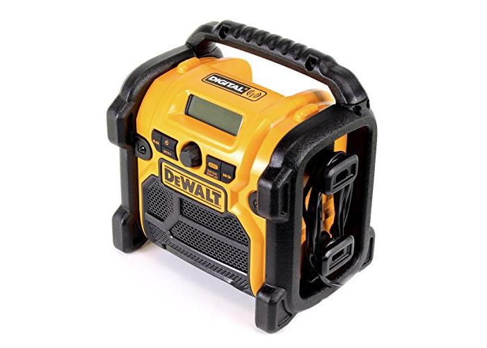 Radio compacta para obras DeWalt DCR020-QW XR (funcionamiento a batería/red eléctrica) Radio compacta para obras DeWalt DCR020-QW XR (funcionamiento a batería/red eléctrica)
