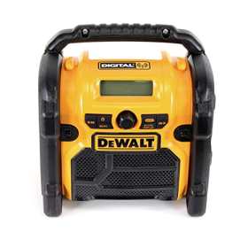 Компактний радіоприймач DeWalt DCR020-QW для будівельних майданчиків XR (акумуляторний/мережевий)