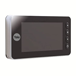 Yale DDV5800 - цифровой дверной глазок - фото/видеорегистратор | 4,3-дюймовый ЖК-экран для дверей толщиной от 38 мм до 110 мм 
