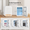 YU YUSING 4L Mini-Kosmetik-Kühlschrank mit LED-Spiegel