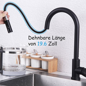 Mezclador de cocina Woen-Flow negro